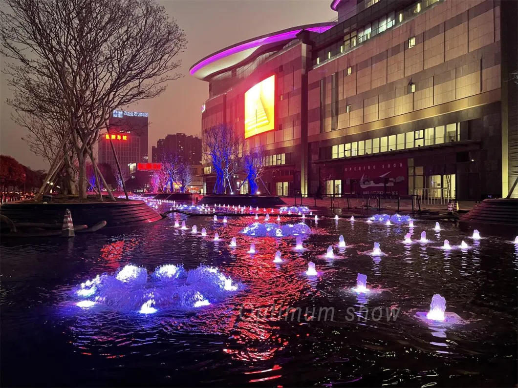 Fountain Supplier Huge Musical Dancing Floor Dry Water Fountains