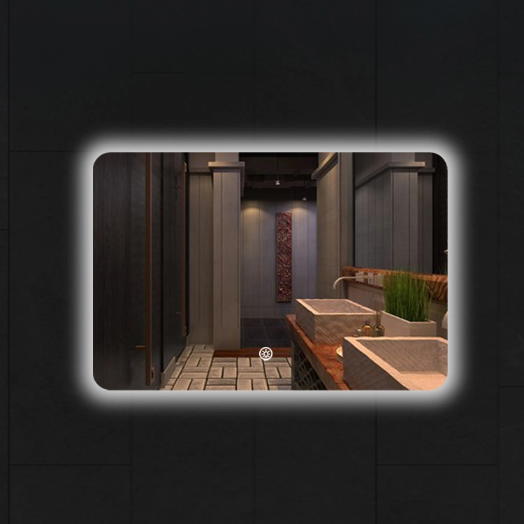 Frameless Illuminated Smart Large Light Wall Mirror LED Mirror Bathroom