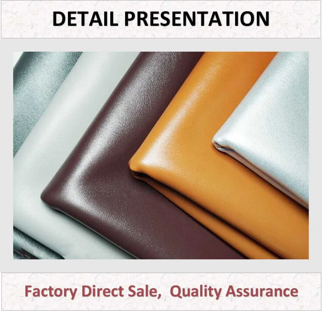 Artificial Synthetic Faux Leather Napa Grain PU Leather (YX820-1)