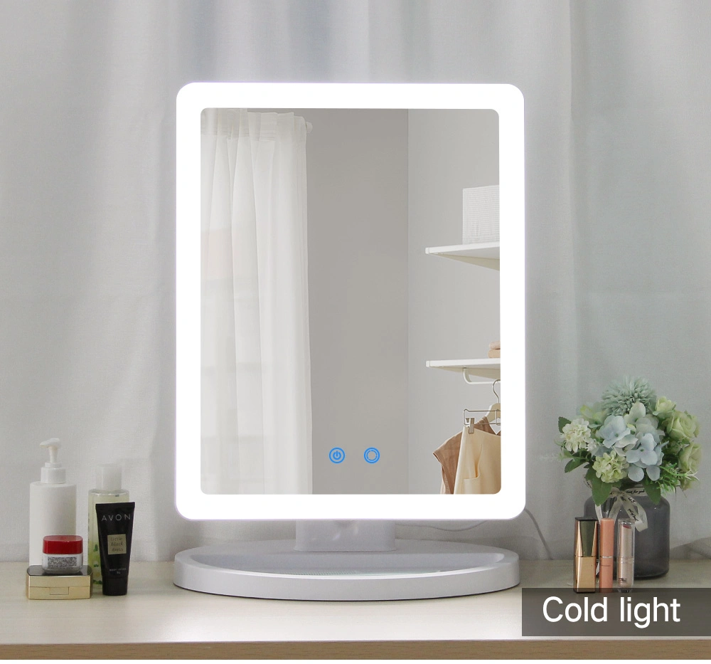 Tabletop Dimmable LED Makeup Mirror Smart LED Makeup Mirror