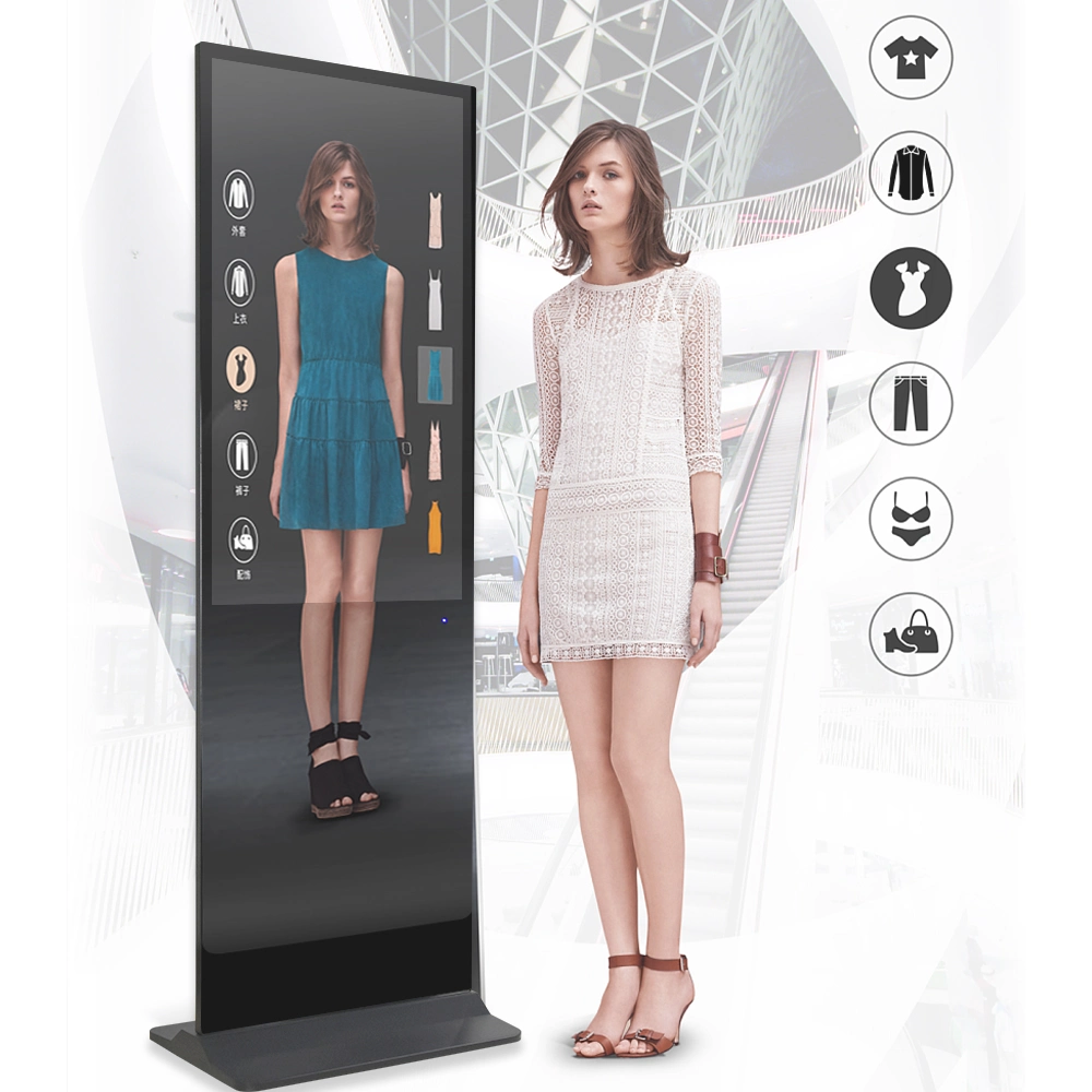 13.3inch LCD Interactive Magic Mirror Thin Makeup Mirror Display for Jewelry Store