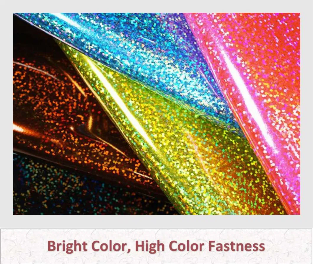 High Quality Laser Mirror Pattern PU Synthetic Faux Artificial Leather (H245)