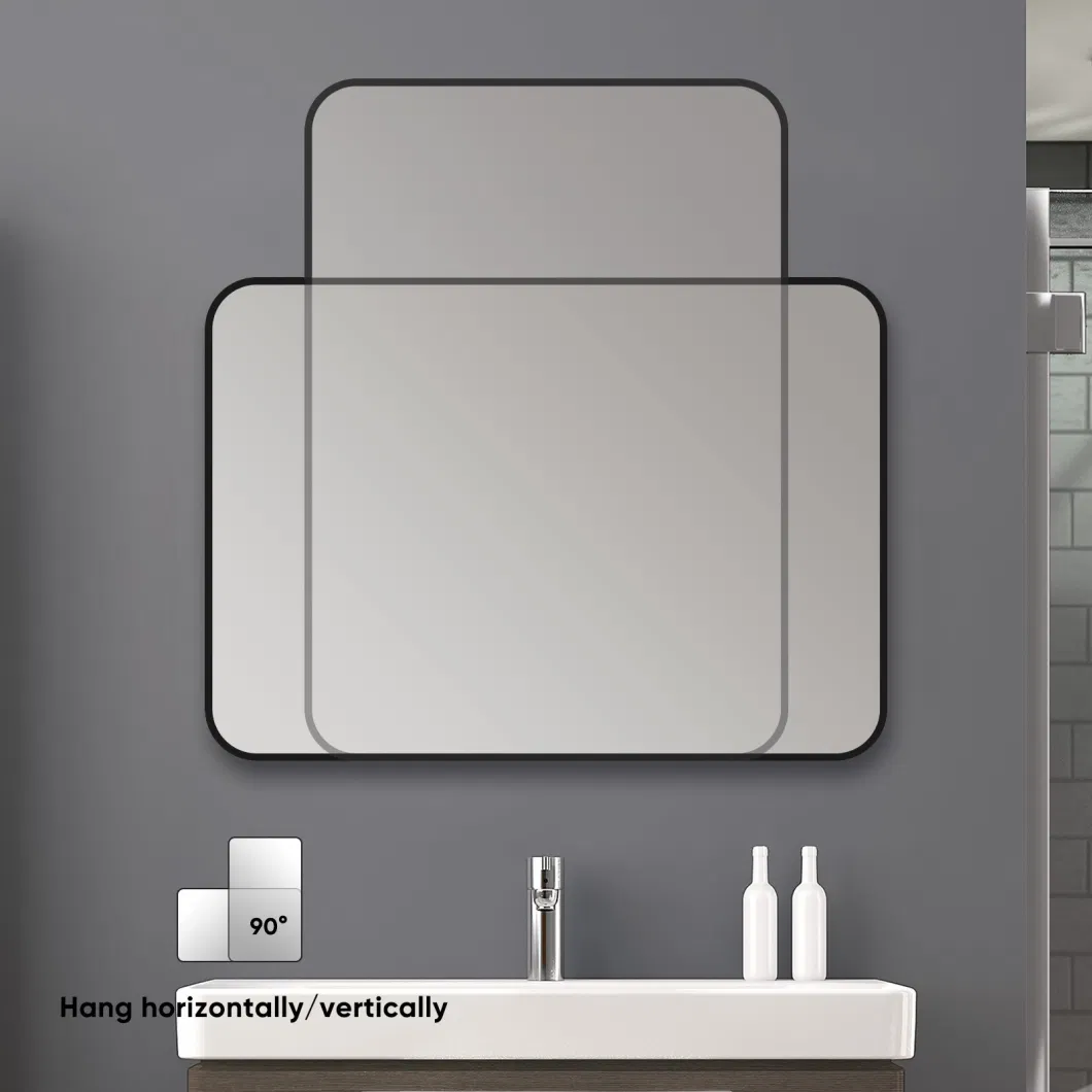 Rectangular Aluminium/Silver/Antique/Decorative/Bathroom Mirror