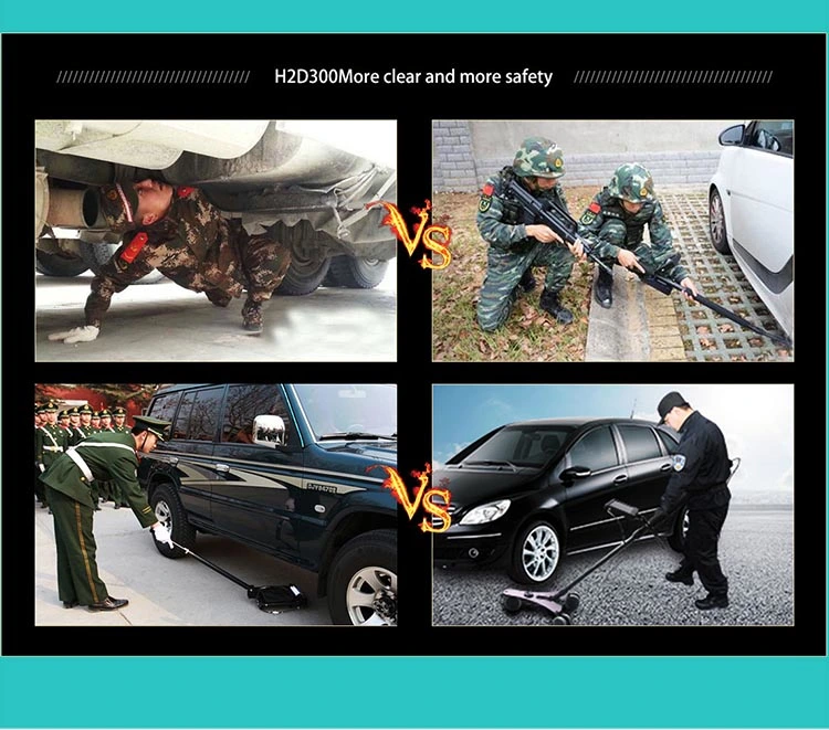 CE/FCC Approved Portable 2m Telescopic Pole Camera Under Vehicle Inspection Camera Ssytem