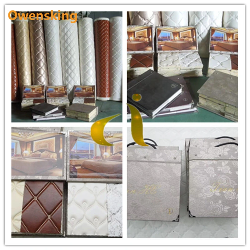 3D Customized Popular Patent/Mirror PU Artificial Leatherz, Synthetic Leather &amp; Cloth Leather