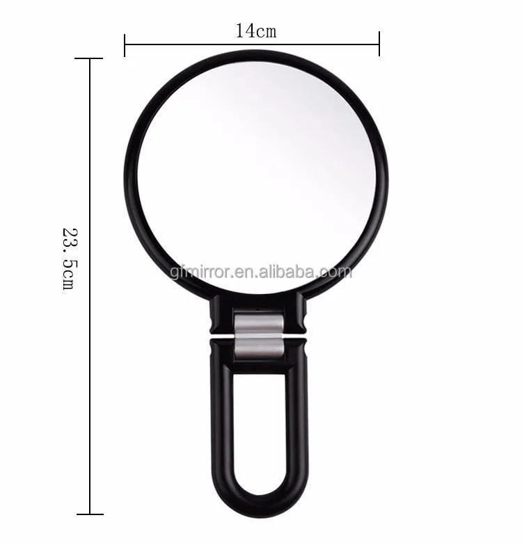 Double Sides Makeup Vanity Mirror 5X Magnifying Cosmetic Handheld Mirror Gmx1803