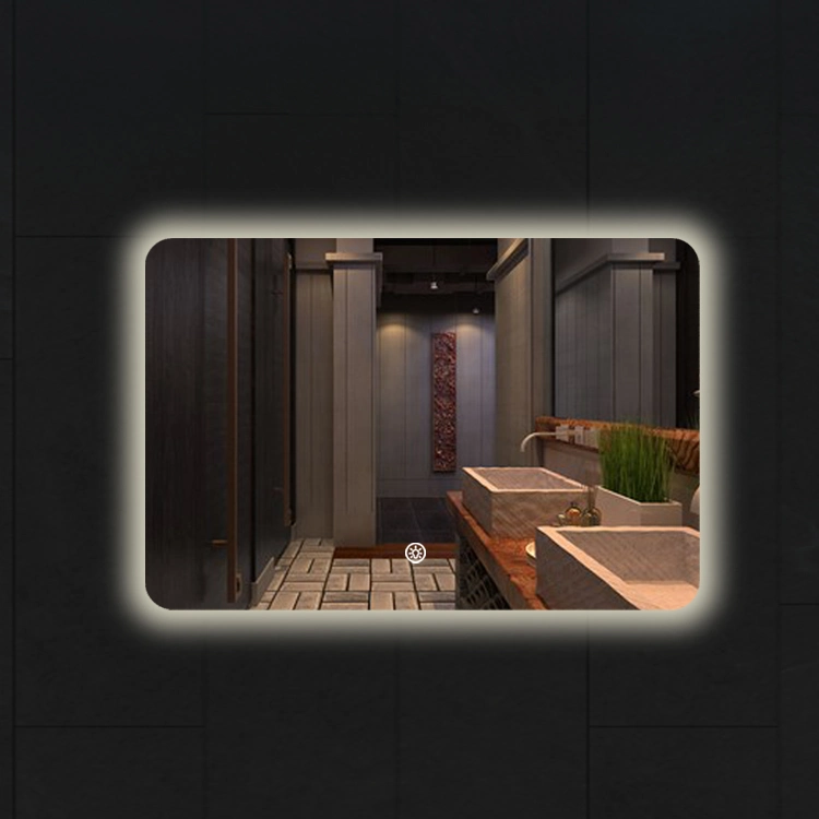 Frameless Illuminated Smart Large Light Wall Mirror LED Mirror Bathroom