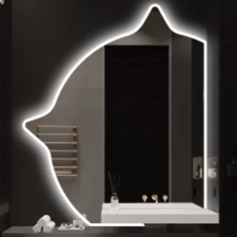 Frameless Special-Shaped Smart Wall-Mounted Bathroom Mirror