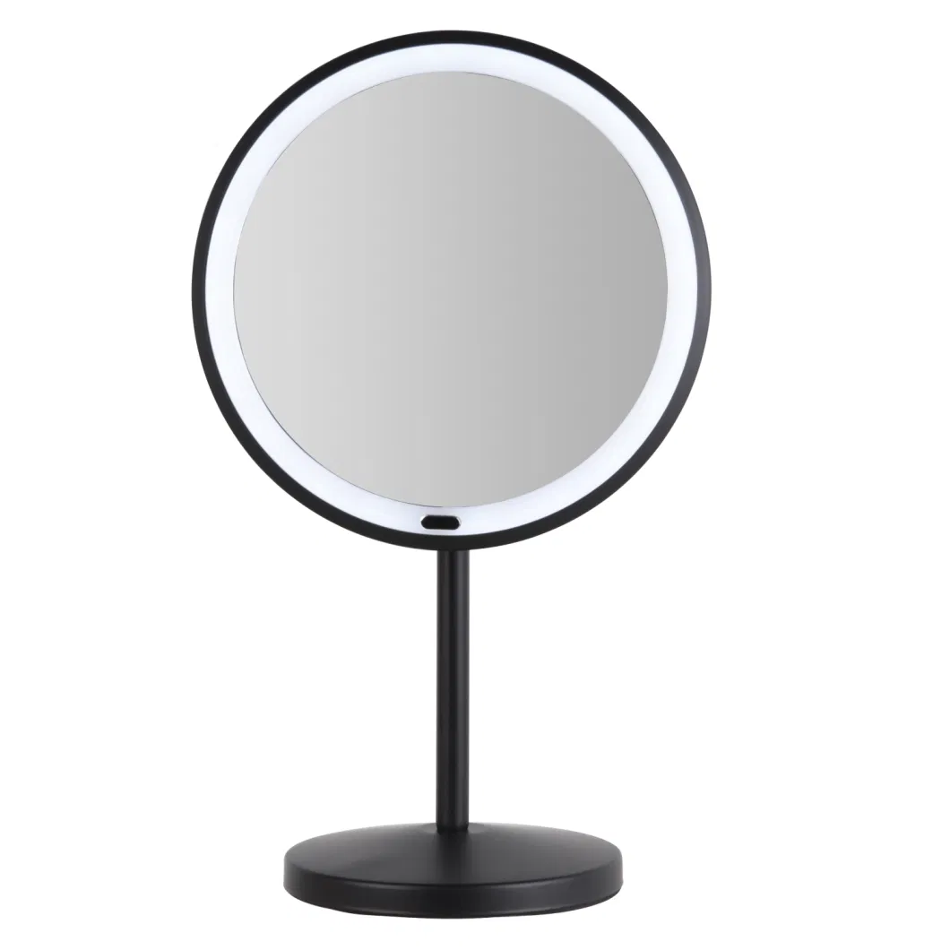 2024 New 8 Inch Large Lighted Table Vanity Mirror for Makeup