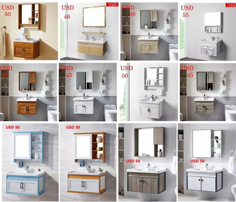 Marble Bathroom Vanity Wash Basin Cabinets Bathroom Mirror