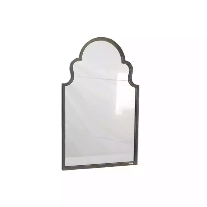 Framed Metal Arched Decorative Wall Mirror for Home Bathroom