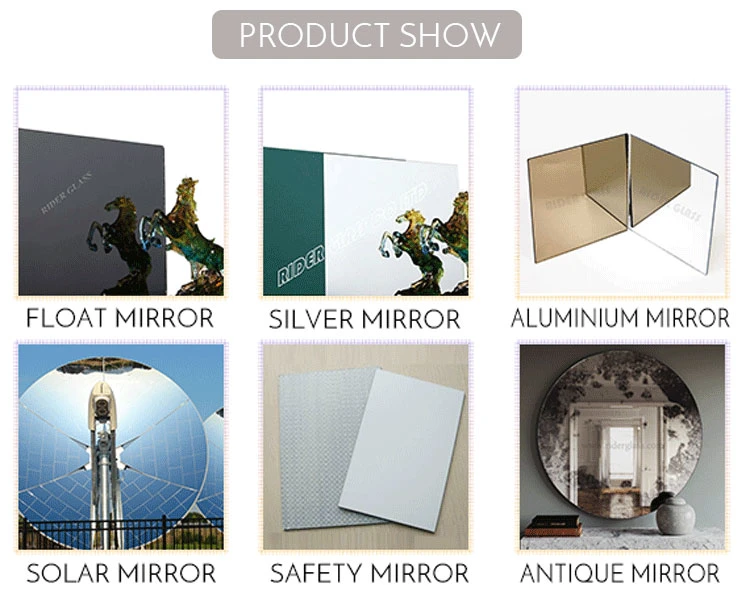 Mirror Glass/Bathroom Mirror/Decorative Mirror/Silver Mirror/Wall Mirrors/Float Silver Mirror