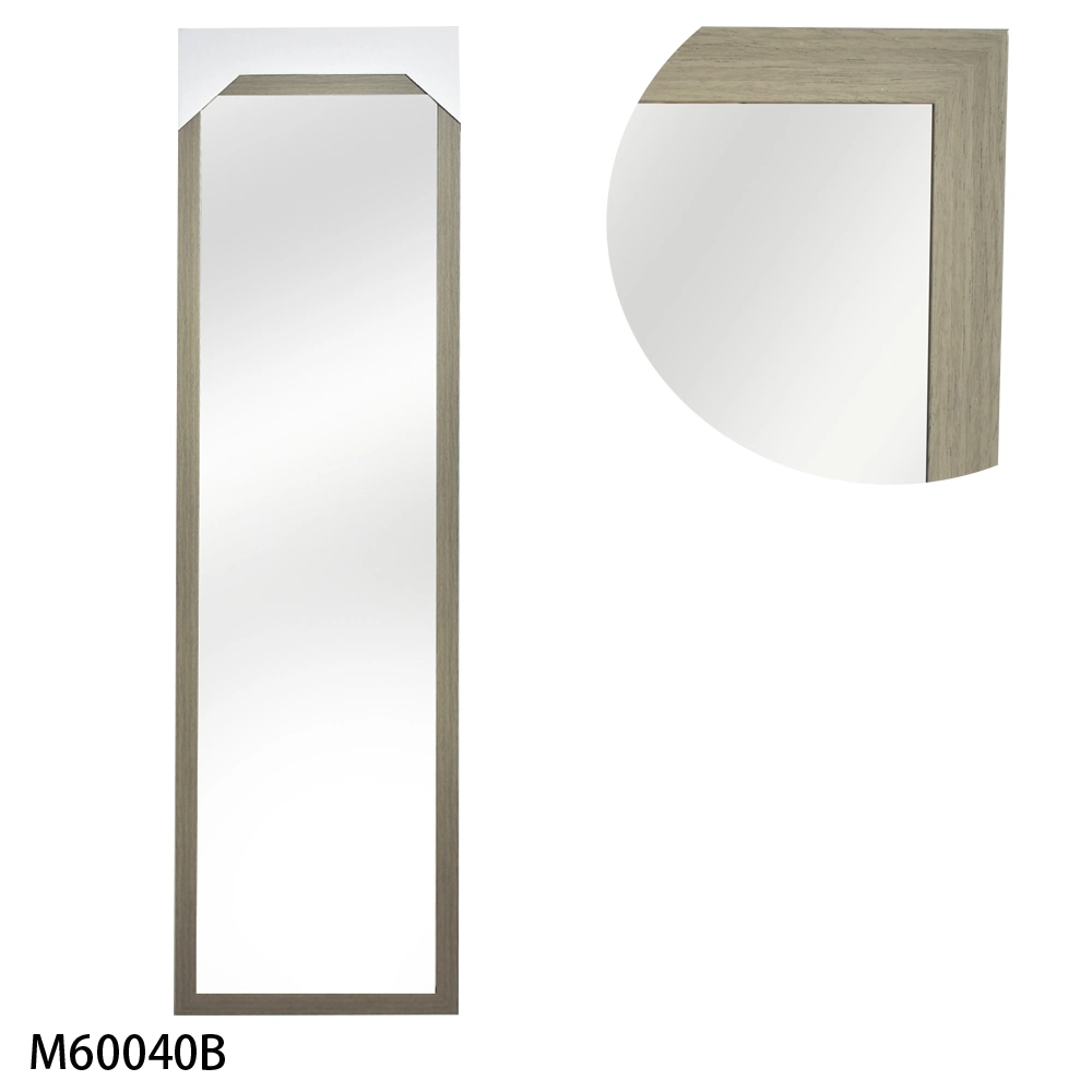 PS Wooden Golden Glass Mirror for Home Decoration