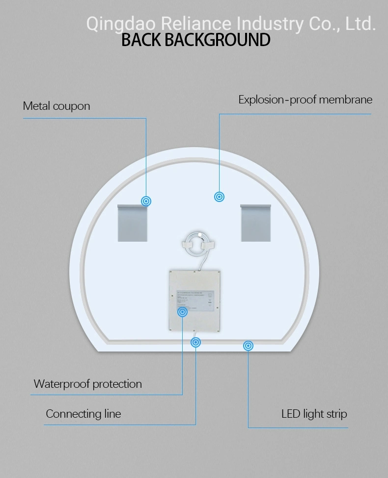 1.1mm/1.3mm/1.7mm/1.8mm/3mm/4mm/5mm Aluminium/Silver/Sheet/Double Coated Mirror for Decoration/ Smart Mirror/ Bathroom Mirror/LED Mirror with Multi Function