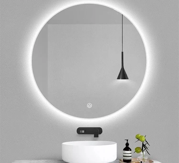 Home Decor Furniture Smart Hotel Room Makeup Touch LED Mirror Lighted Mirror