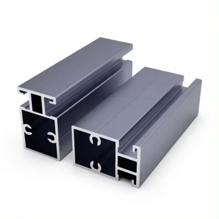 Multi Dimension Square Tube Round Pipe Extrusion Brushed Aluminium Profile