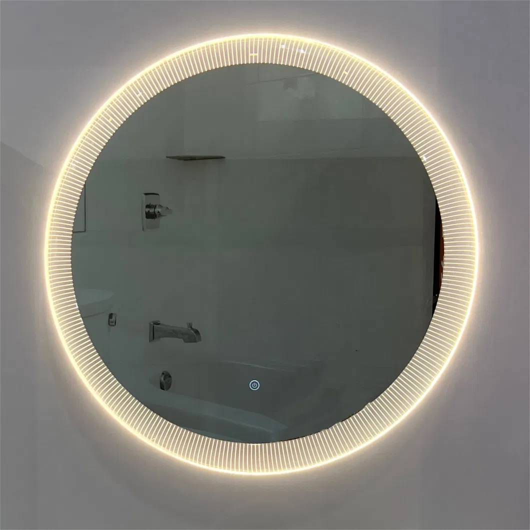 Factory Custoize Acrylic Frame Vanity Mirror Decorative LED Smart Bath Mirror