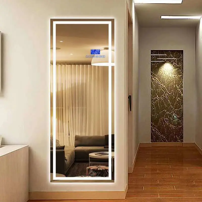 CE Amanzon Hot Selling Wall Decorative Backlit Illuminated LED Mirror