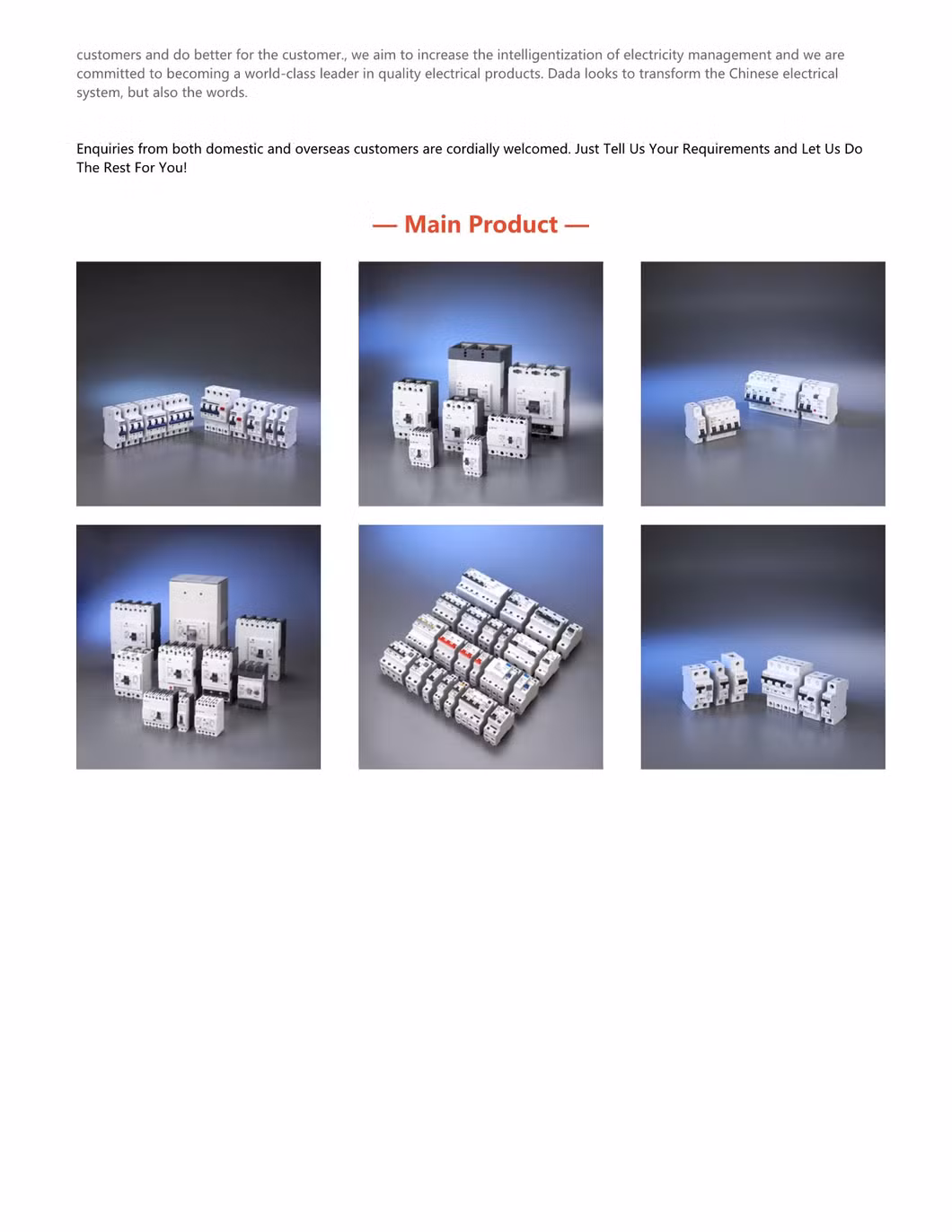 a, AC, S Type Low Voltage Circuit Breakers 4p 63A 10ka RCBO Protection OEM