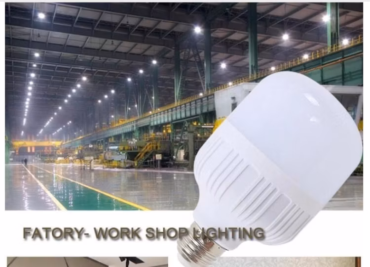 China Factory Manufacturer Global T Corn Light Rechargeable Emergency 5W 10W 20W 30W 40W 50W 60W GU10 E27 B22 Solar Spot Lamp Lighting Dimmable LED Bulb