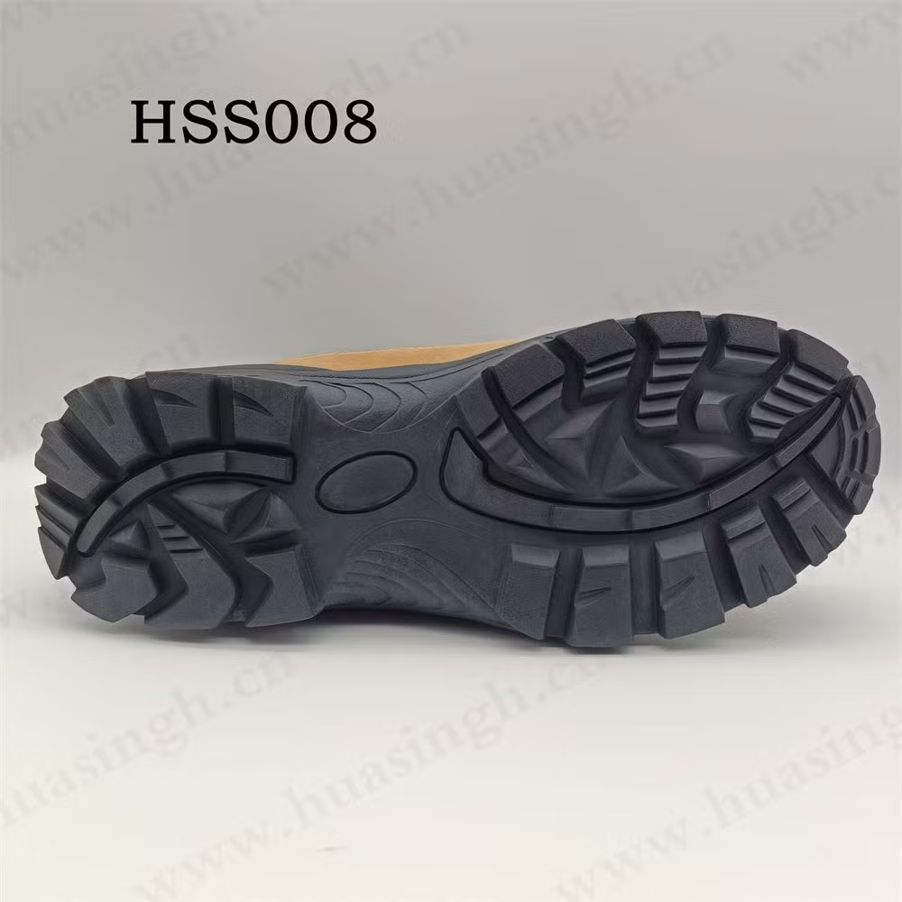 Lxg, Top-Level Nubuck Leather Waterproof Outdoor Hiking Boot Honey Color Cushioning EVA+Rubber Outsole Sport Safety Boot HSS008