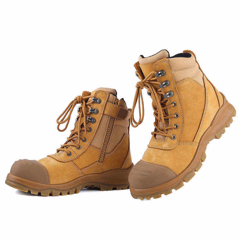 Hot Sale Fashionable Good Quality Chelsea S3 Leather Working Boots Industrial Mining Safety Shoes for Men