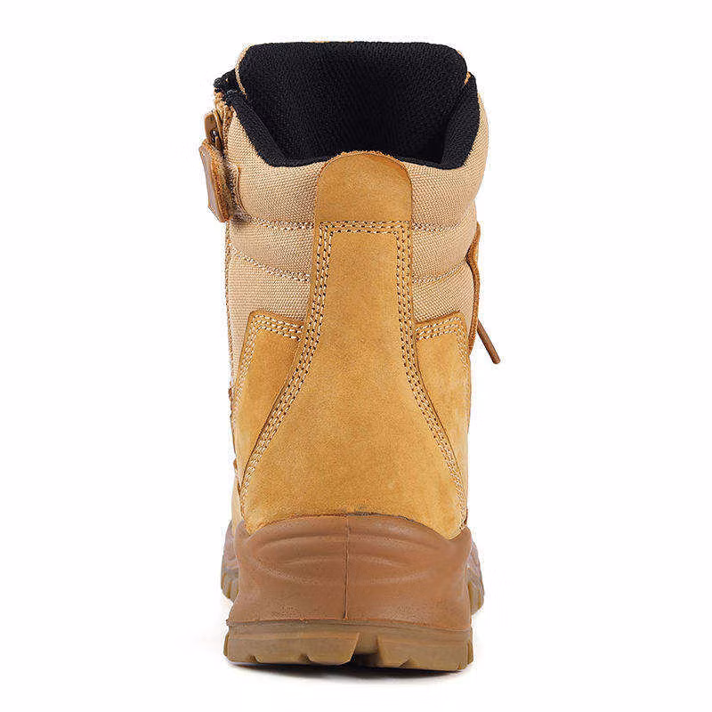 Hot Sale Fashionable Good Quality Chelsea S3 Leather Working Boots Industrial Mining Safety Shoes for Men