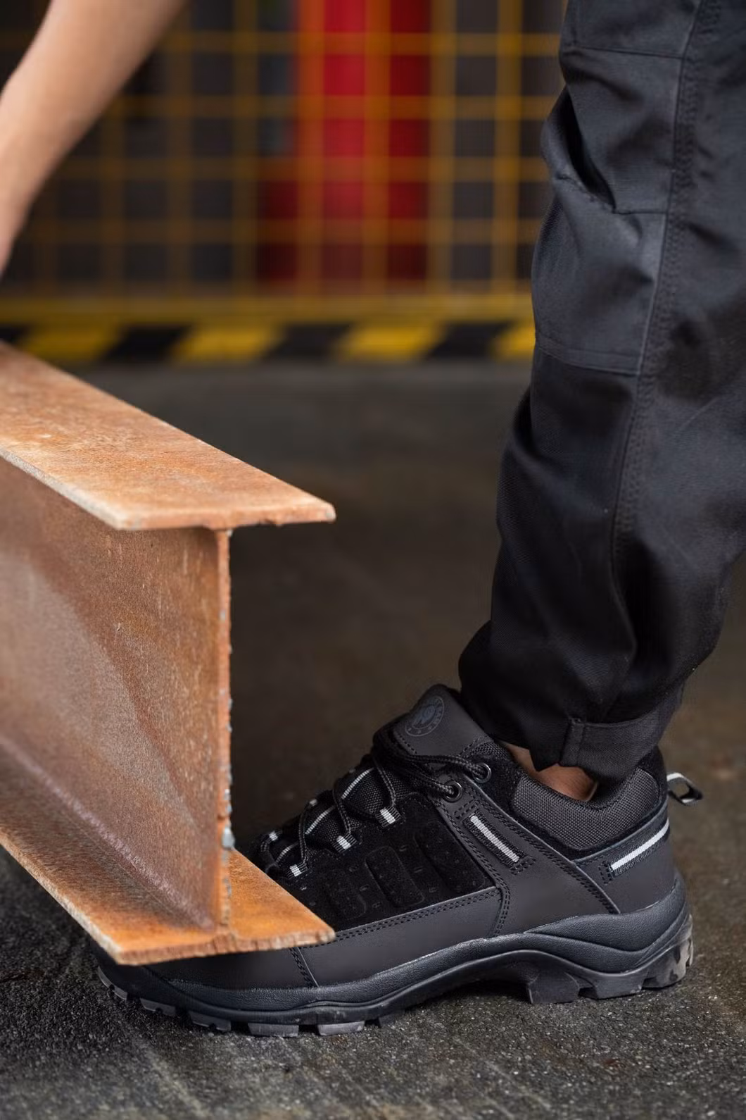 Anti-Shock Puncture Proof Work Boots with Rubber Durable Outsole Forwarehouse Labor