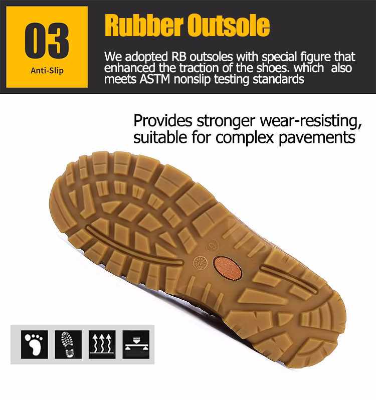 Hot Sale Fashionable Good Quality Chelsea S3 Leather Working Boots Industrial Mining Safety Shoes for Men