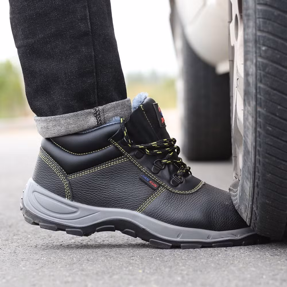 Safety Boot Shoes with Warm Cotton Lining for Clod Winter Outdoor Working