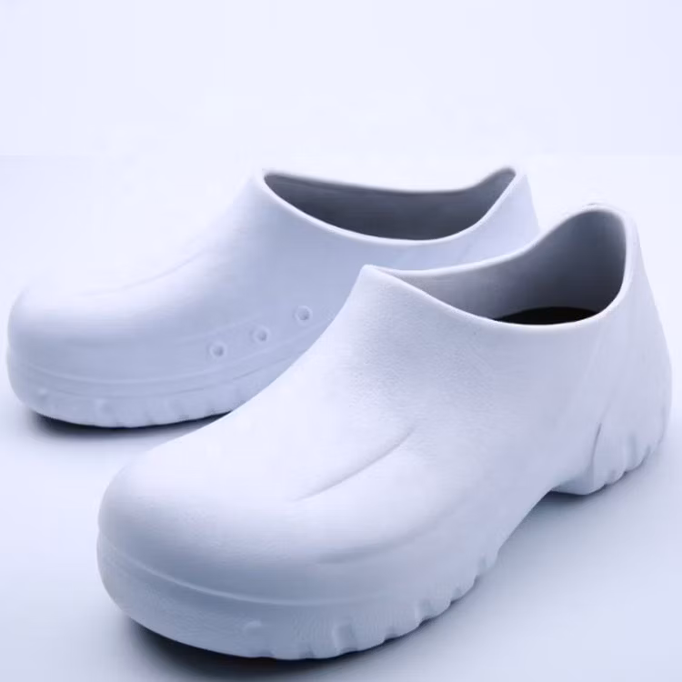 Wholesale Waterproof Oil Resistance Non-Slip Unisex Cook Kitchen Work Safety EVA Chef Shoes