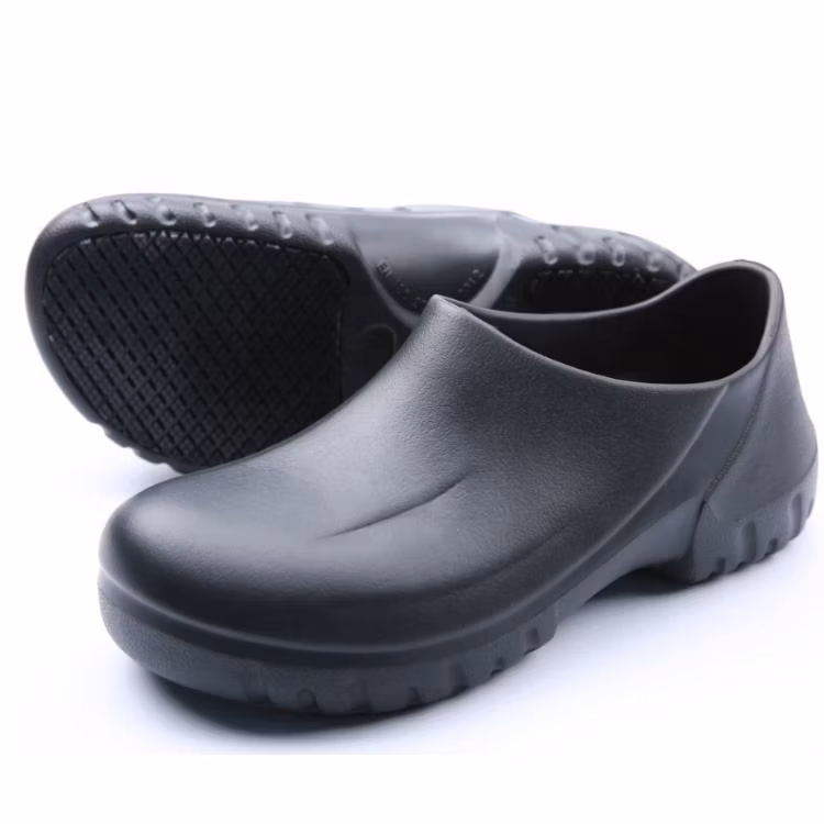 Wholesale Waterproof Oil Resistance Non-Slip Unisex Cook Kitchen Work Safety EVA Chef Shoes