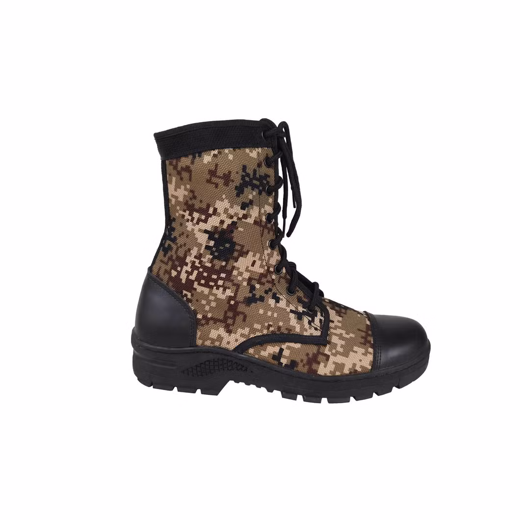 Double Safe Tactical Army Water Proof Mountaineering Leather Military Combat Safety Camouflage Military Boots