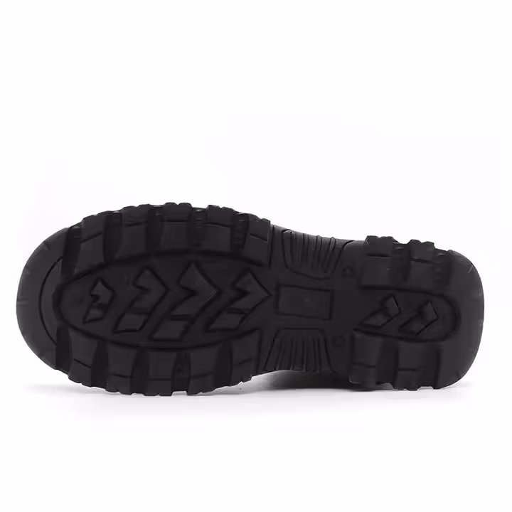 Oil Slip Resistance Nubuck Leather Steel Toe Puncture-Proof Oil Field Safety Shoes