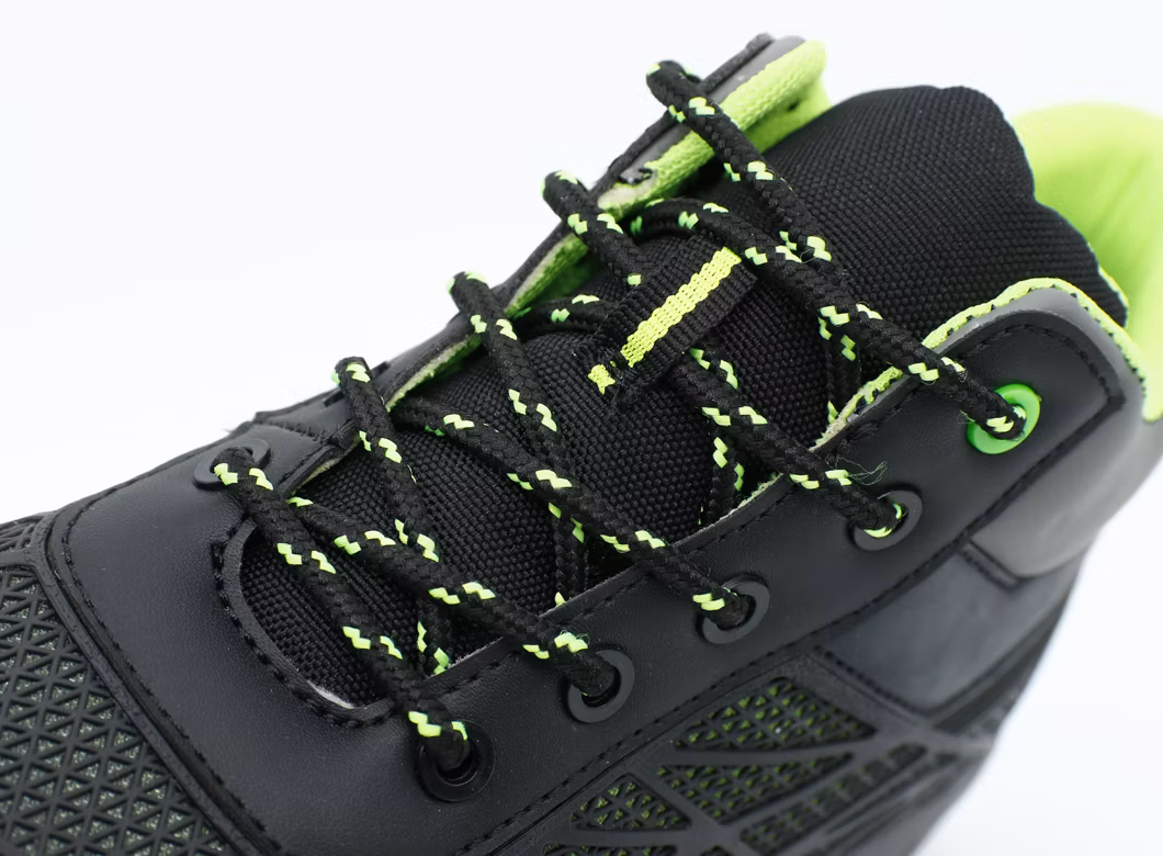 Lemon Yellow Men Sport Steel Toe Protection Safety Boot