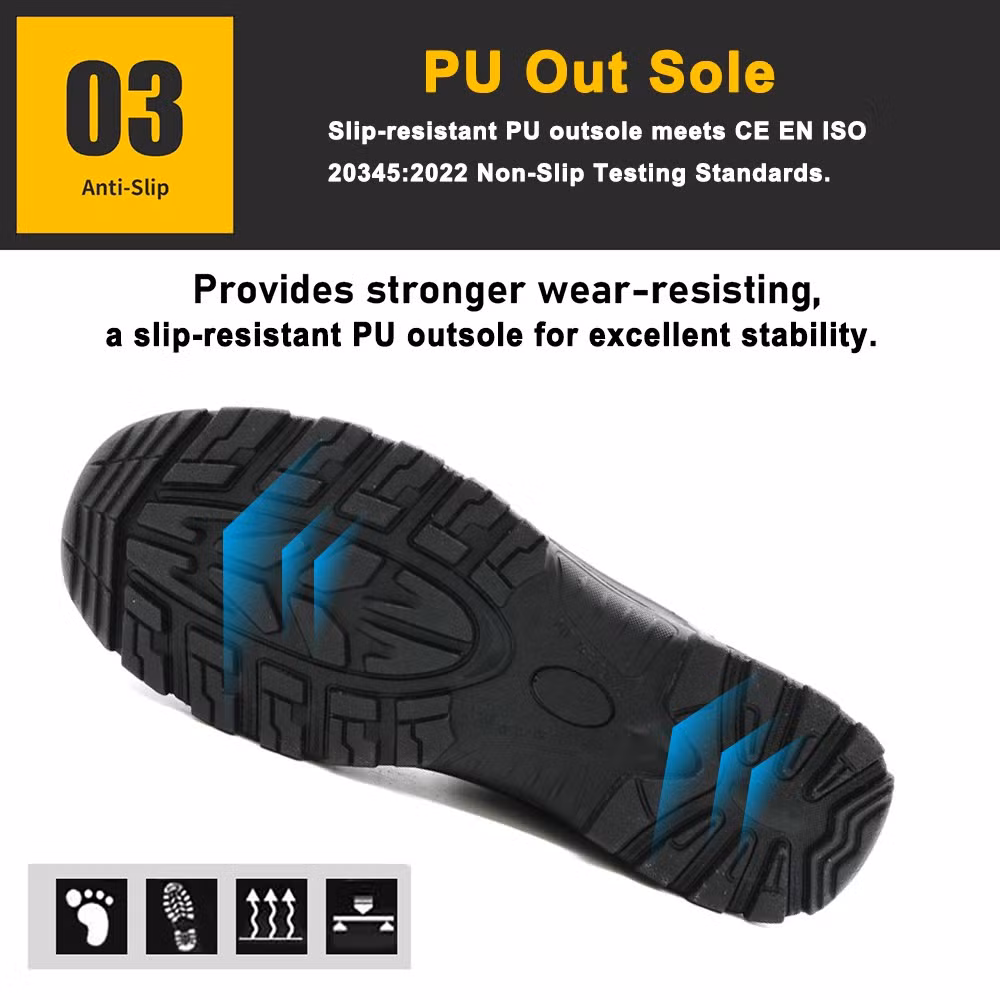 Brown Suede Leather Composite Toe Anti Puncture 18kv Insulation Safety Electric Shoes