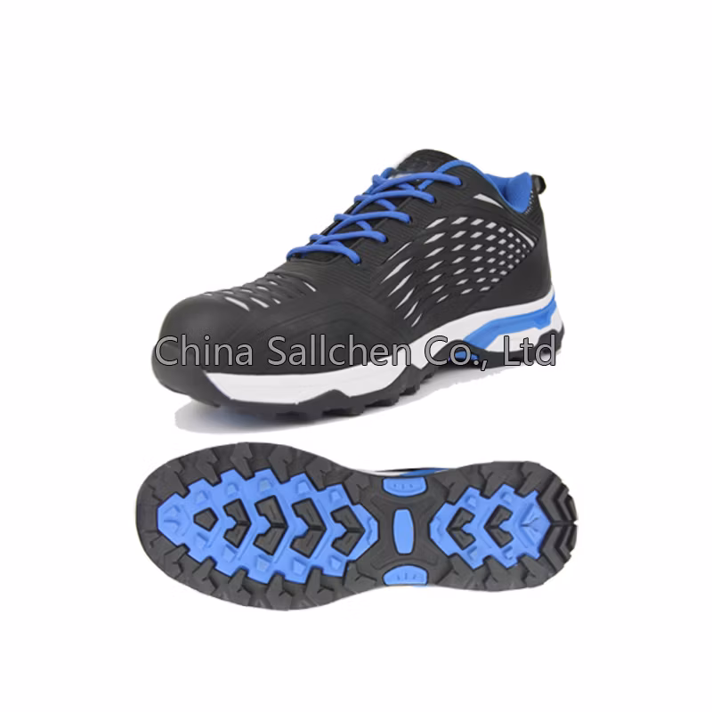 Slip Resistant Industrial Breathable Steel Toe Cap Sport Safety Working Shoes