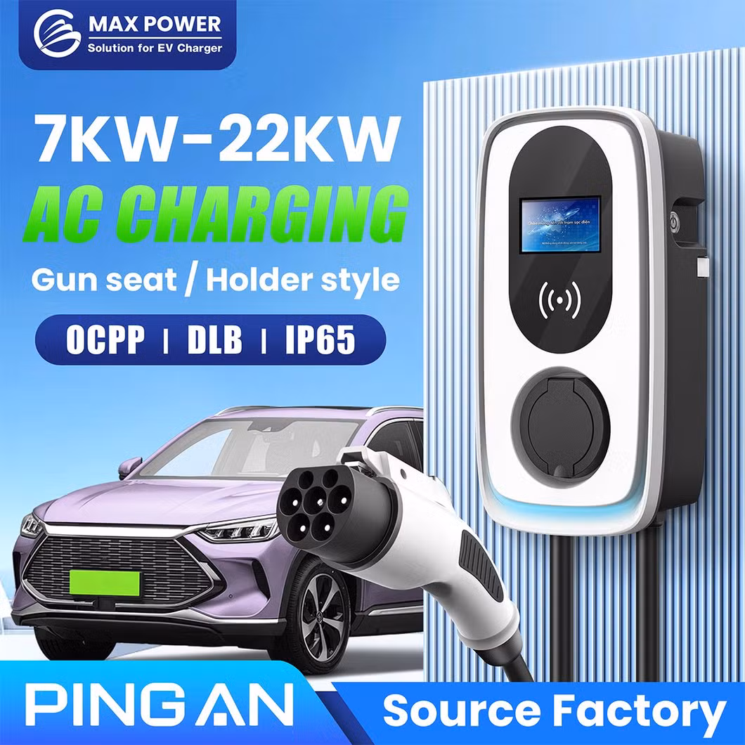 Factory Direct Sales AC 7kw 11kw 22kw Charging Pile EV Charger for Home/House Use 220V EV Charging Stations