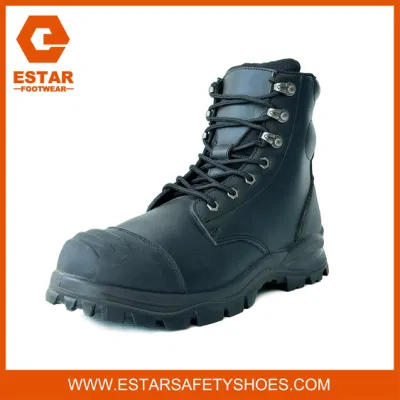 Wide Fit Steel Toe Cap Slip Resistant Rubber Outsole Work Safety Shoes