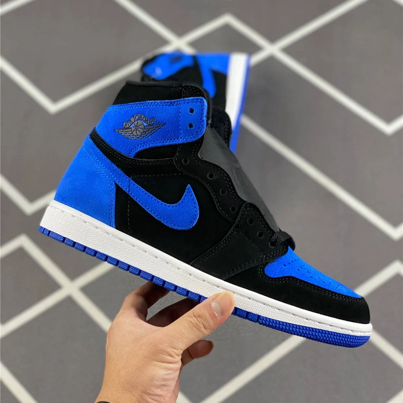 Nike Air Jordan 1 High Og Royal Reimagined Wholesale Athletic Sports Luxury Basketball Branded Shoe Men Sneaker Shoes