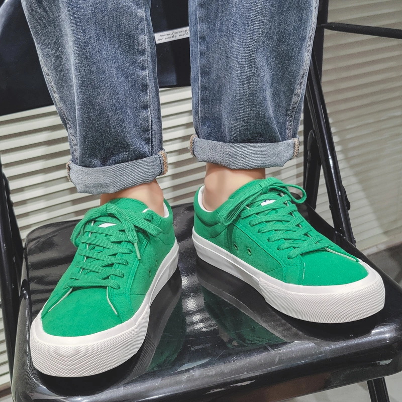 Canvas Vulcanized Flat Shoes Canvas Trendy Shoes Vulcanize Shoes Men