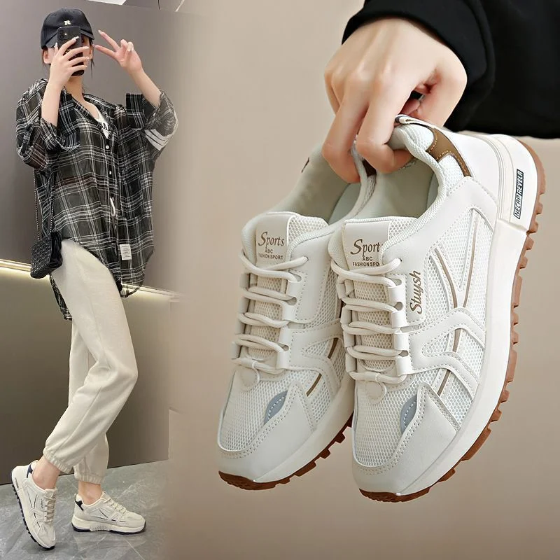 2024 Hot Sale Breathable Lightweight Comfortable Women&prime;s Shoes Soft Sole Sneakers