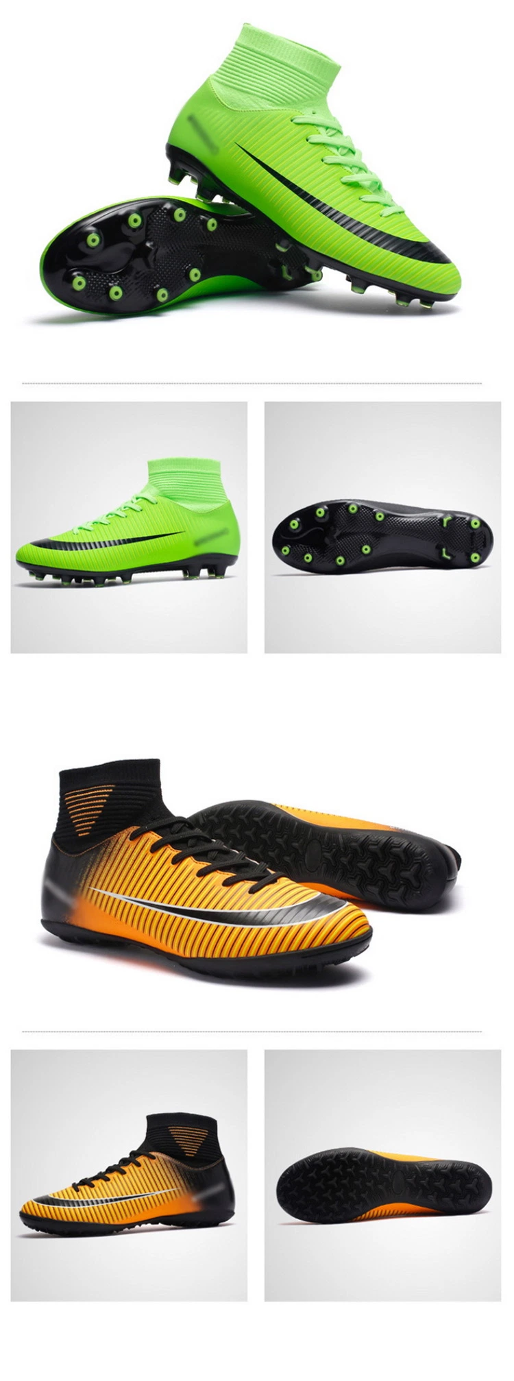 2023 Outdoor Men Cheap High Quality Football Boots Soccer Boots Men&prime;s Training Sports Shoes