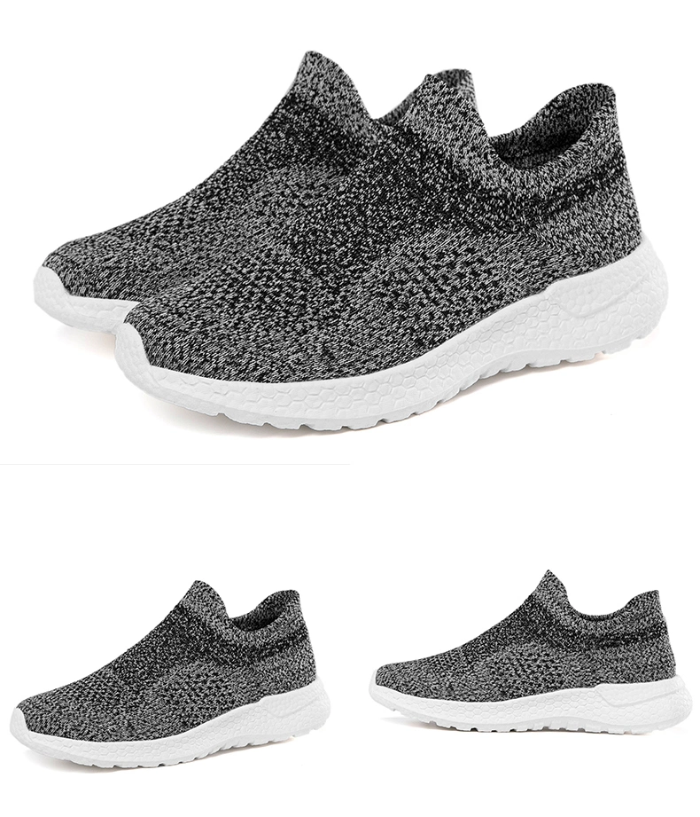 Fashion Men&prime; S and Women&prime; S Mesh Flyweaving Casual Shoes Lightweight Sports Fashion Shoes