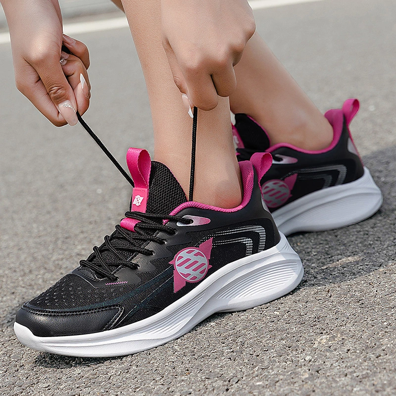 Women&prime; S Trendy Casual Sneakers Lightweight Breathable Oversized Running Shoes