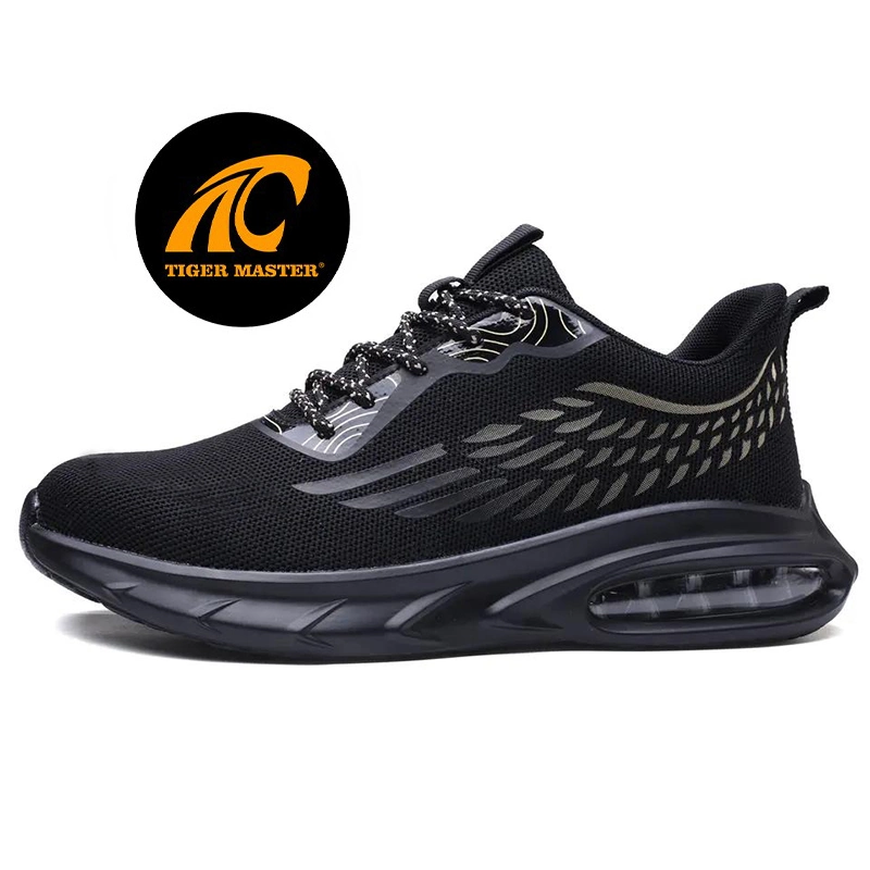 Non-Slip PU Sole Anti Puncture Steel Toe Fashion Work Safety Shoes Sports