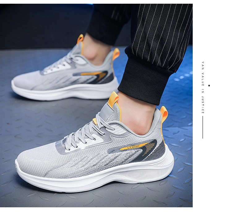 Comfortable Men Sports Running Shoes Fashion Sneaker Anti-Slip School Men Shoes