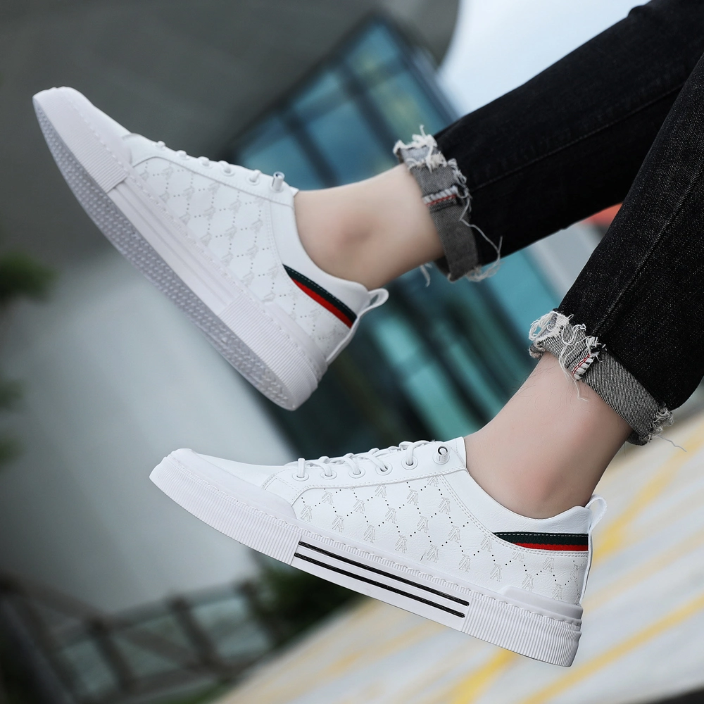 Wholesale Factory Luxury White Print Walking Style Casual Shoes