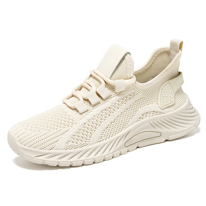 Yoyi Abpopa Casual Light Weight Unisex Sneakers Breathable Fly Knit Sport Walking Running Shoe