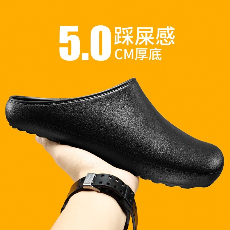 Latest Men Mule Clog Slippers No Holes with High Quality